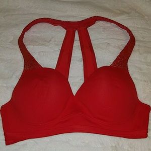 VS Sport Padded, Pushup Sports Bra Red